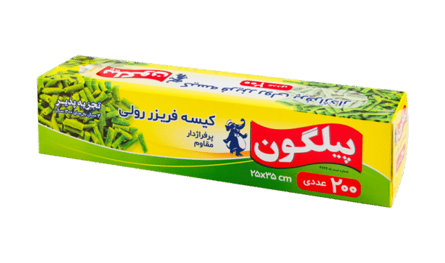 کیسه فریزر رولی جعبه ای ۲۰۰ برگ