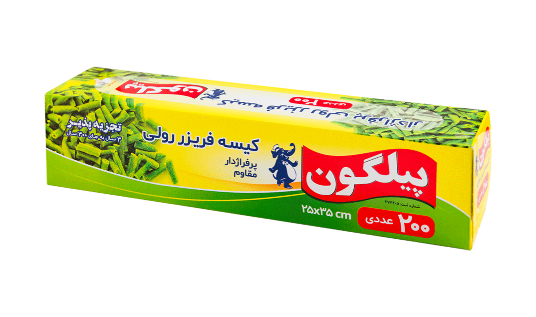 کیسه فریزر رولی جعبه ای ۲۰۰ برگ