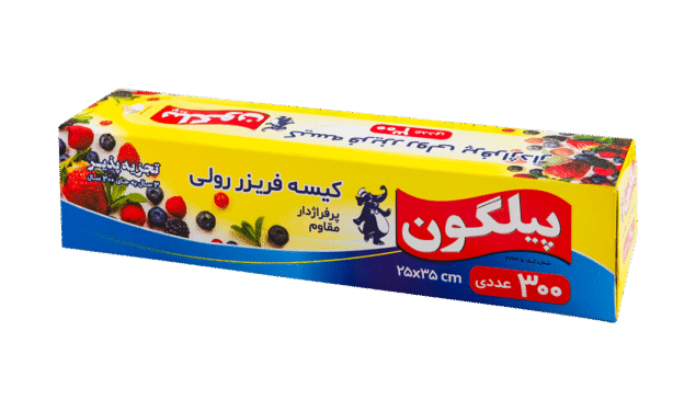 کیسه فریزر رولی جعبه ای 300 برگ