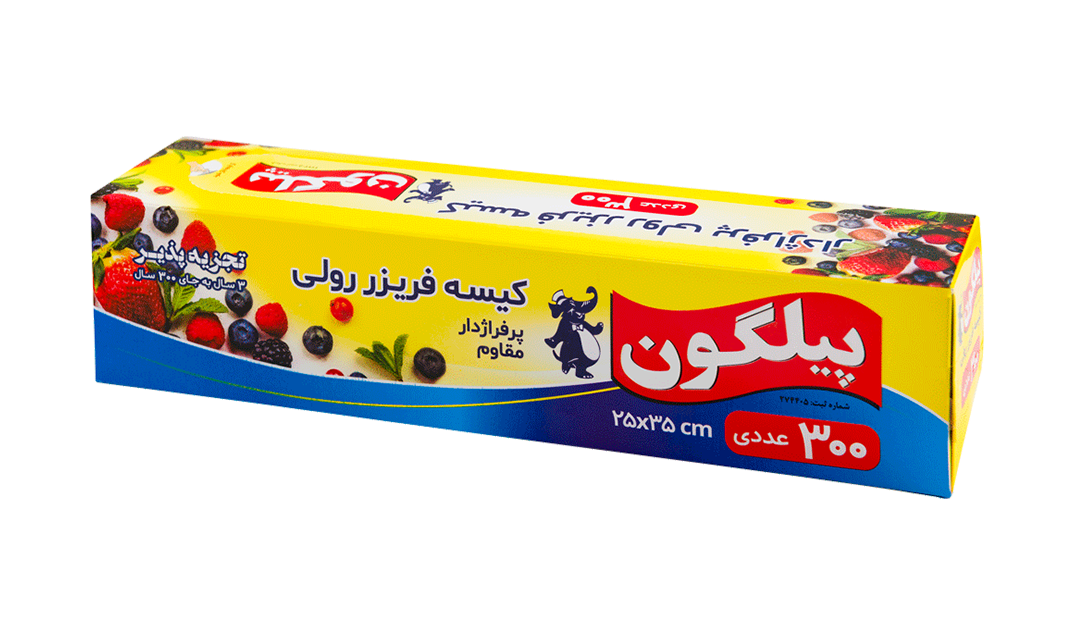 کیسه فریزر رولی جعبه ای 300 برگ