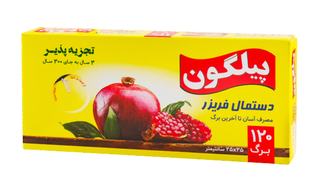 کیسه فریزر ۱۲۰ عددی طرح انار