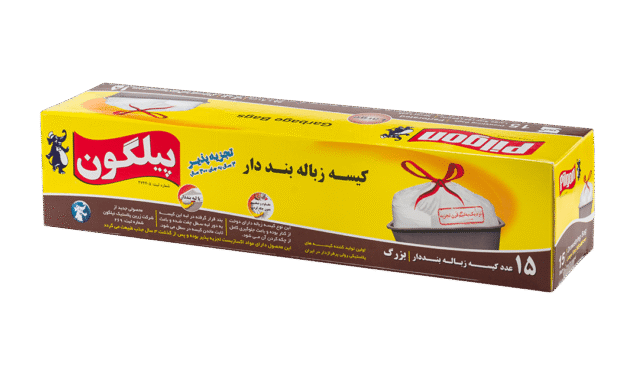 کیسه زباله تک رول بنددار بزرگ