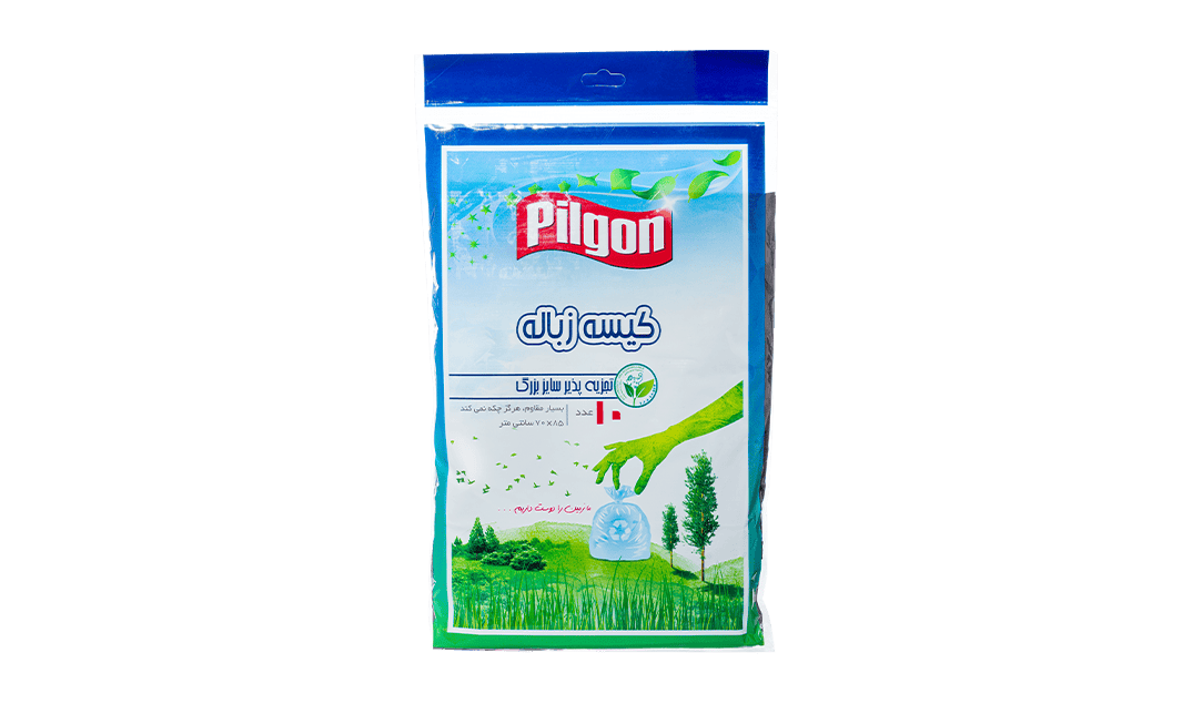 کیسه زباله رولی دوخت ستاره ای مشکی