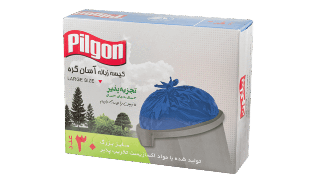 کیسه زباله آسانگره آبی