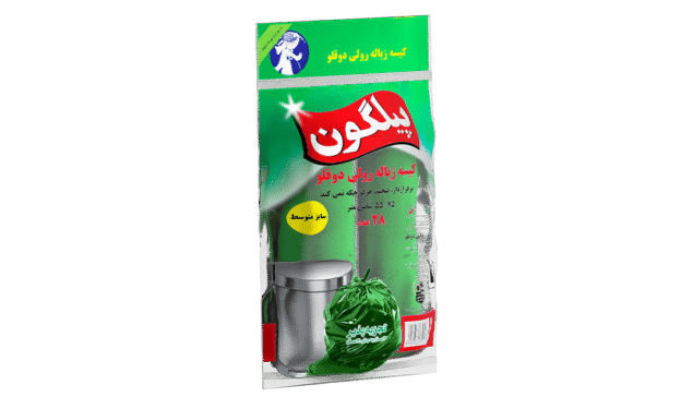 کیسه زباله رولی دوقلو سبز